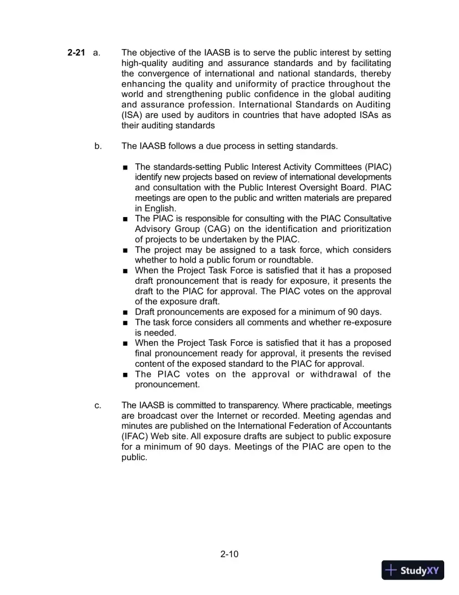 Solution Manual for Auditing and Assurance Services, 16th Edition, page 25