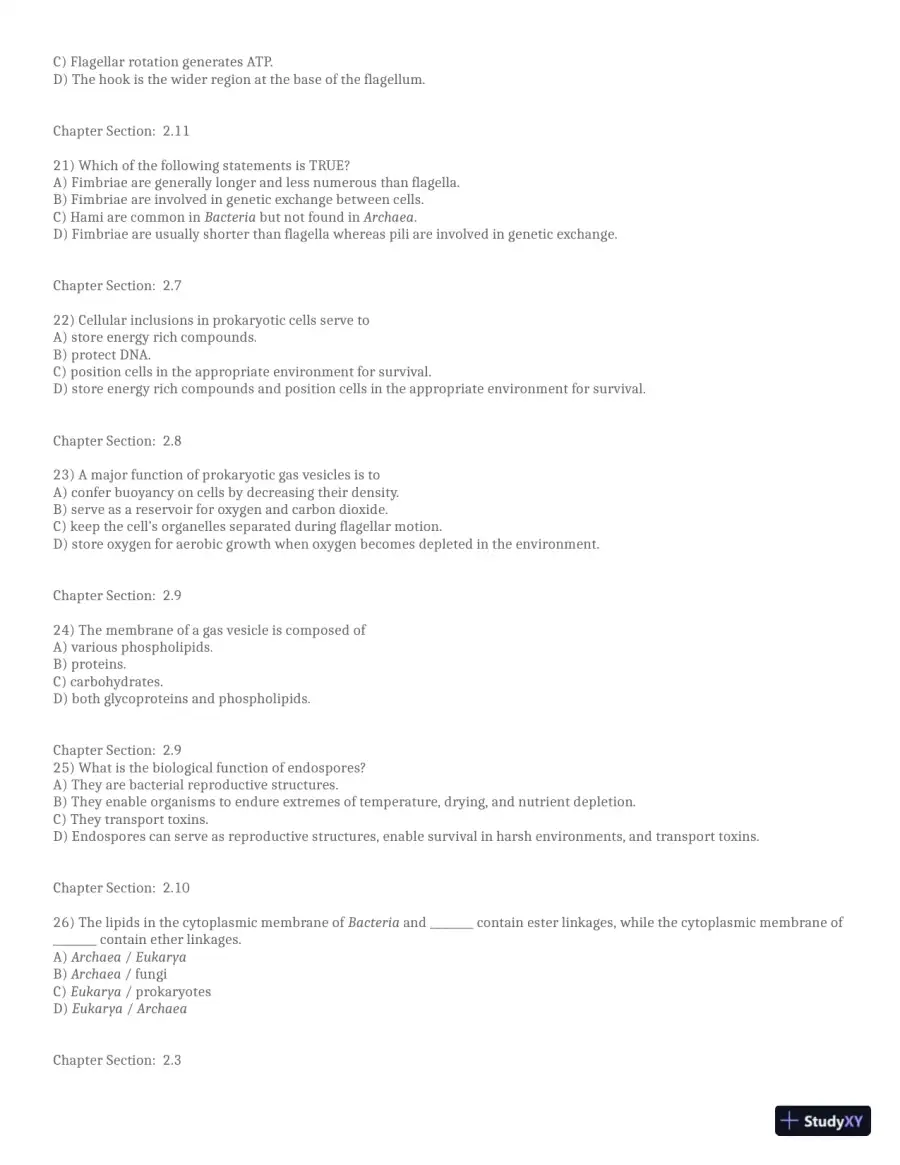 Test Bank for Brock Biology of Microorganisms, 16th Global Edition (Chapters 1-33), page 16