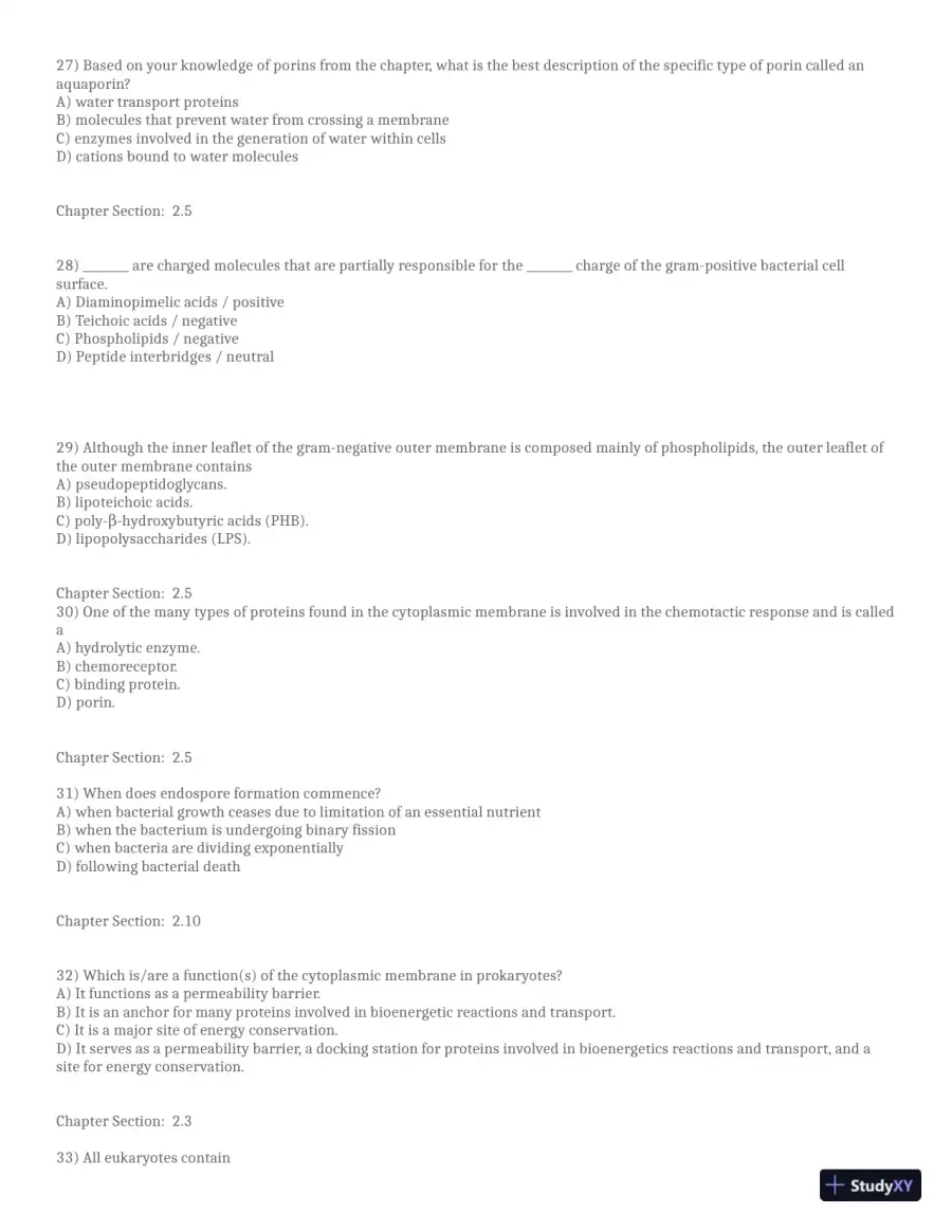 Test Bank for Brock Biology of Microorganisms, 16th Global Edition (Chapters 1-33), page 17