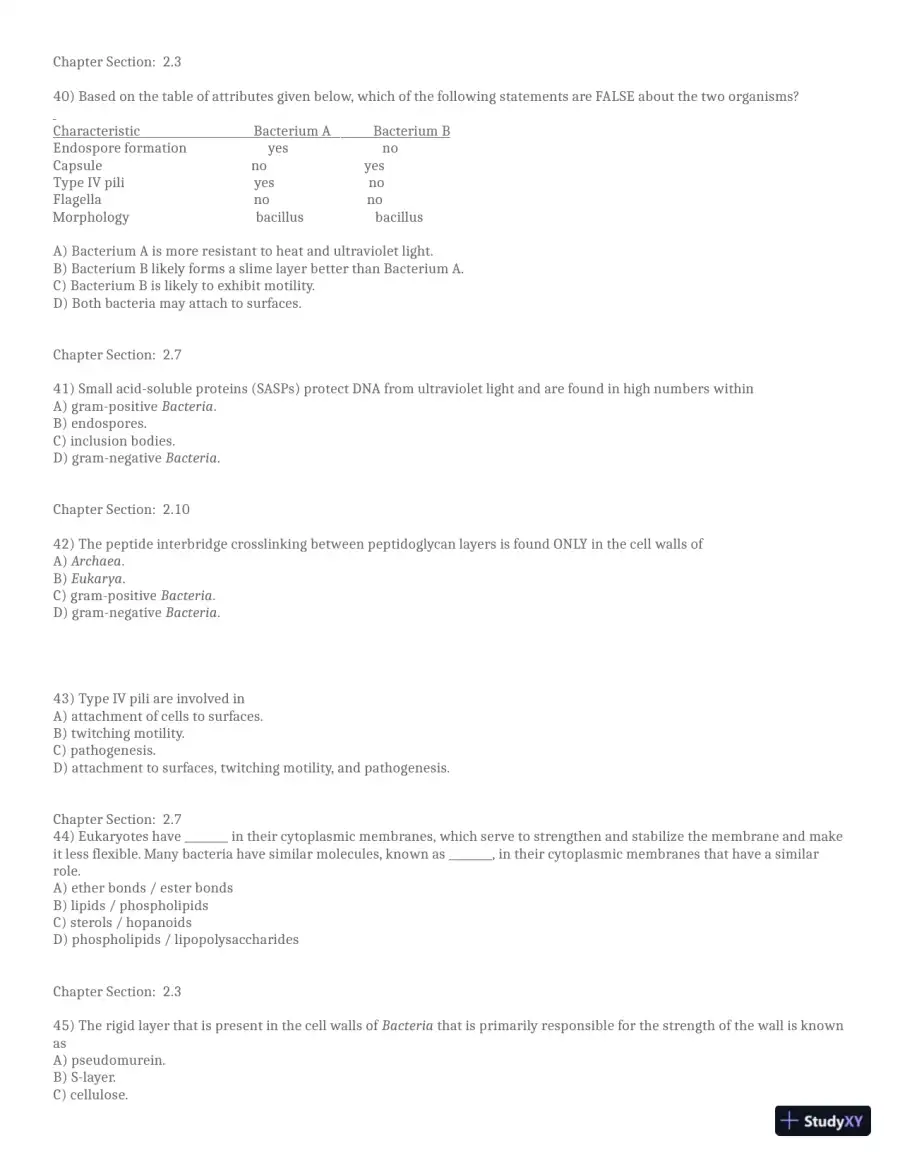 Test Bank for Brock Biology of Microorganisms, 16th Global Edition (Chapters 1-33), page 19