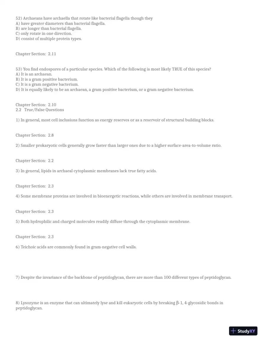 Test Bank for Brock Biology of Microorganisms, 16th Global Edition (Chapters 1-33), page 21
