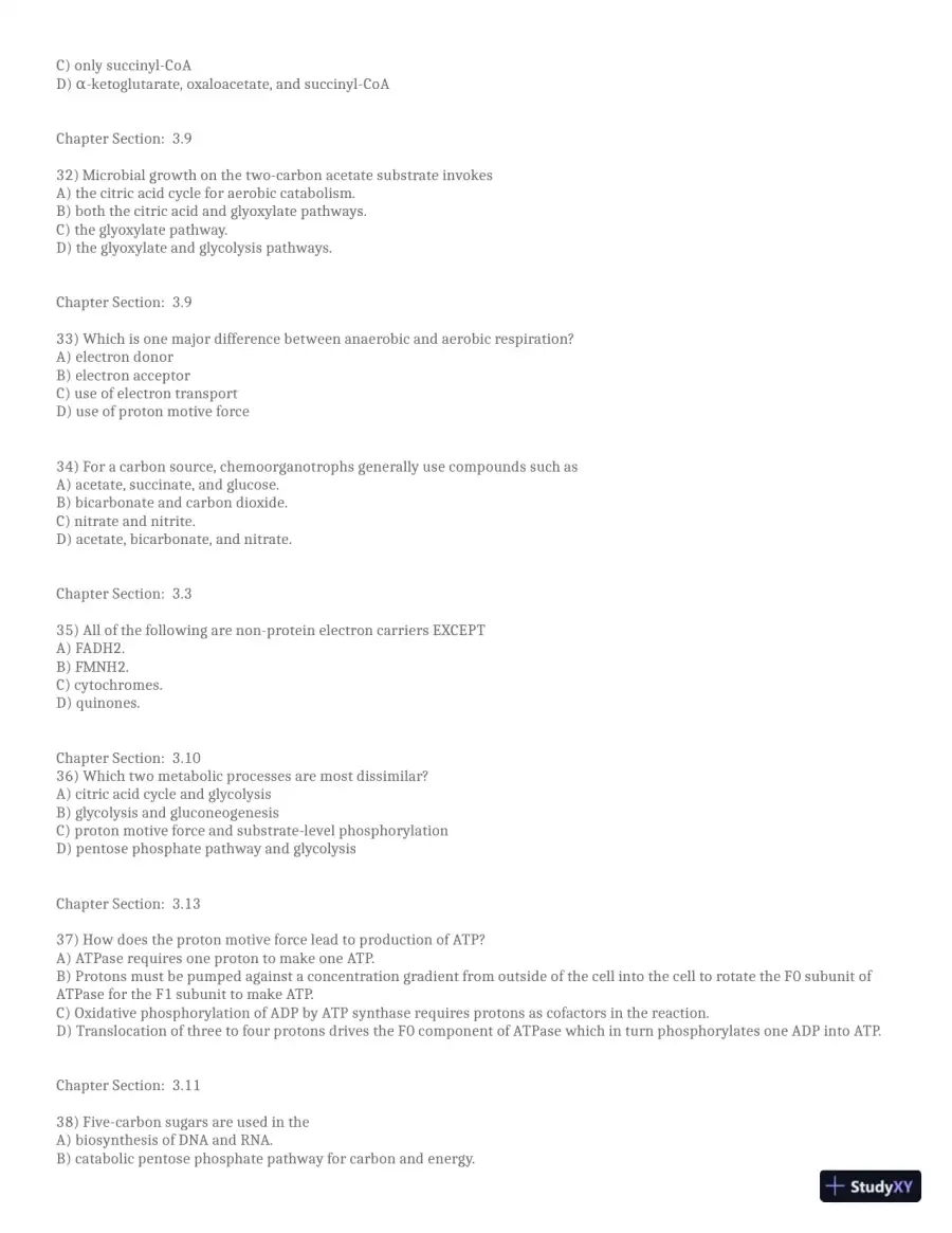 Test Bank for Brock Biology of Microorganisms, 16th Global Edition (Chapters 1-33), page 28