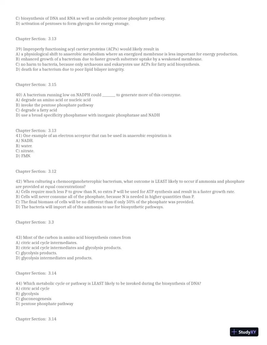 Test Bank for Brock Biology of Microorganisms, 16th Global Edition (Chapters 1-33), page 29