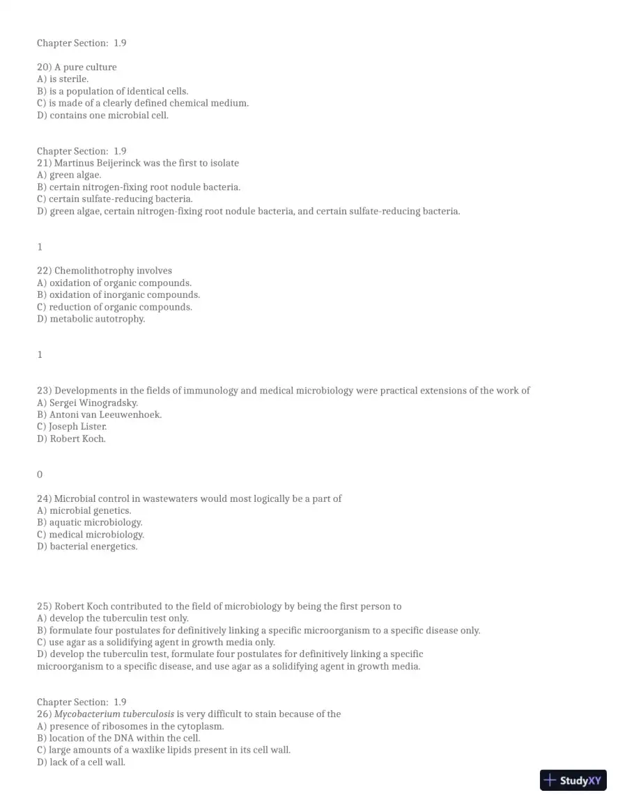 Test Bank for Brock Biology of Microorganisms, 16th Global Edition (Chapters 1-33), page 5