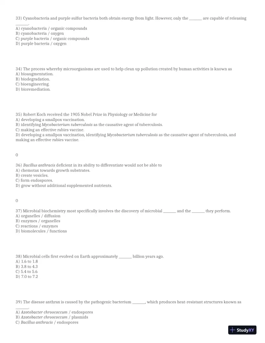 Test Bank for Brock Biology of Microorganisms, 16th Global Edition (Chapters 1-33), page 7