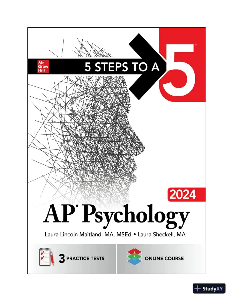 5 Steps to a 5: AP Psychology 2024 (2024), page 3