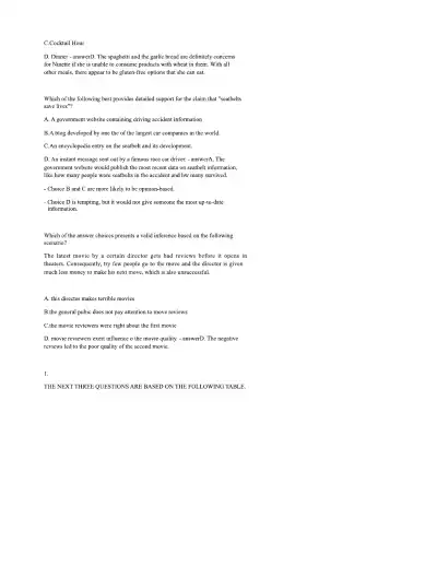 ATI TEAS PRACTICE TEST Reading - Page 14 preview image