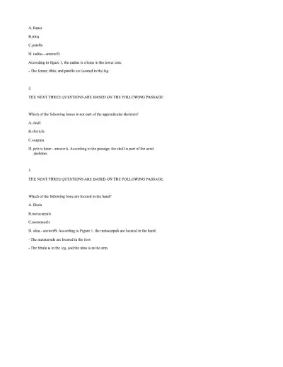 ATI TEAS PRACTICE TEST Reading - Page 21 preview image