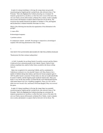 ATI TEAS PRACTICE TEST Reading - Page 29 preview image