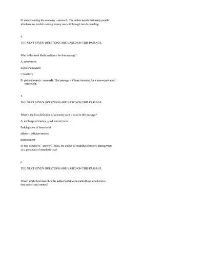 ATI TEAS PRACTICE TEST Reading - Page 36 preview image
