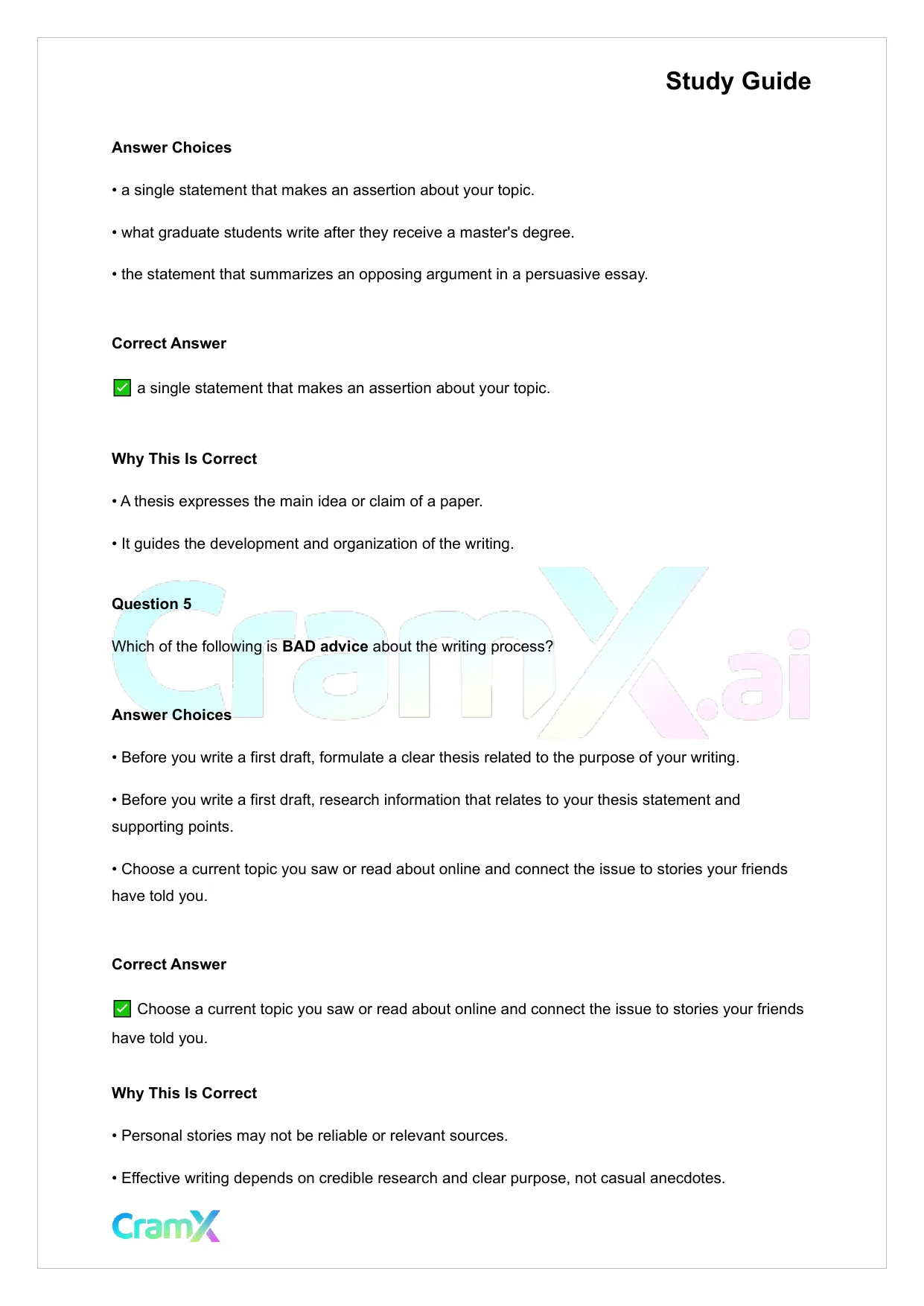 Writing - How to Begin a Writing Assignment - Page 3 preview image