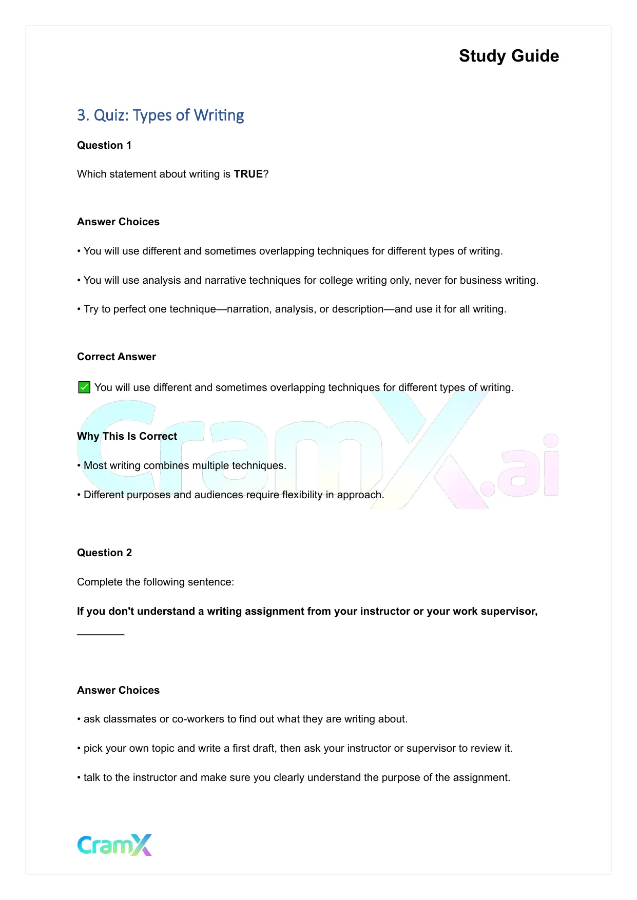 Writing - How to Begin a Writing Assignment - Page 5 preview image