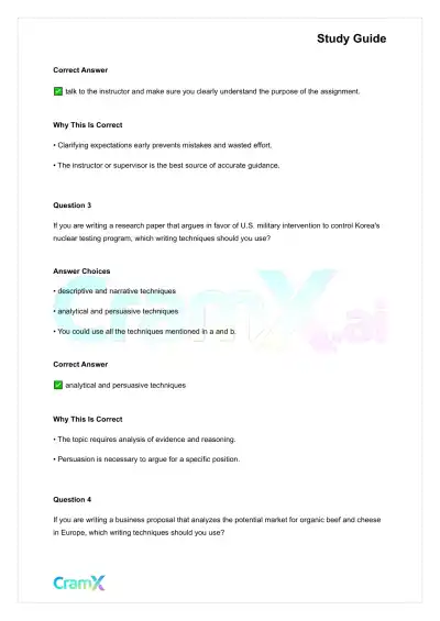 Writing - How to Begin a Writing Assignment - Page 6 preview image
