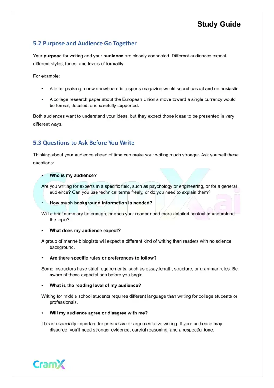 Writing - How to Begin a Writing Assignment, page 9