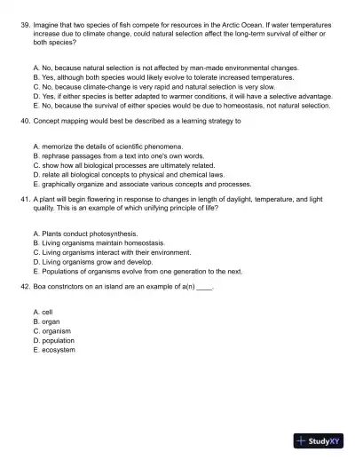 Biology, Canadian Edition Test Bank - Page 10 preview image