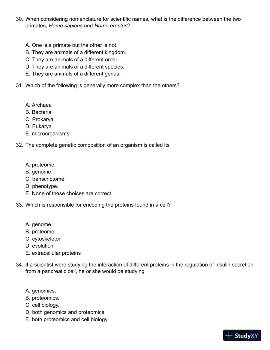 Biology, Canadian Edition Test Bank, page 8