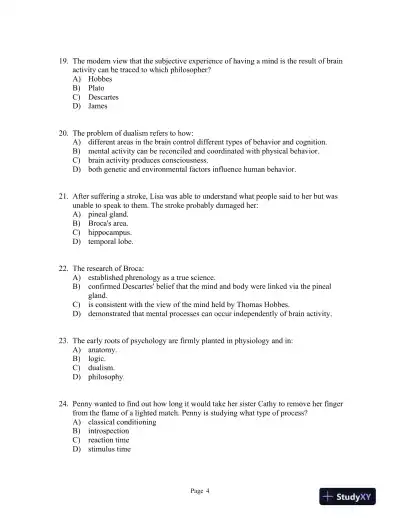 Introducing Psychology Third Edition Test Bank - Page 11 preview image