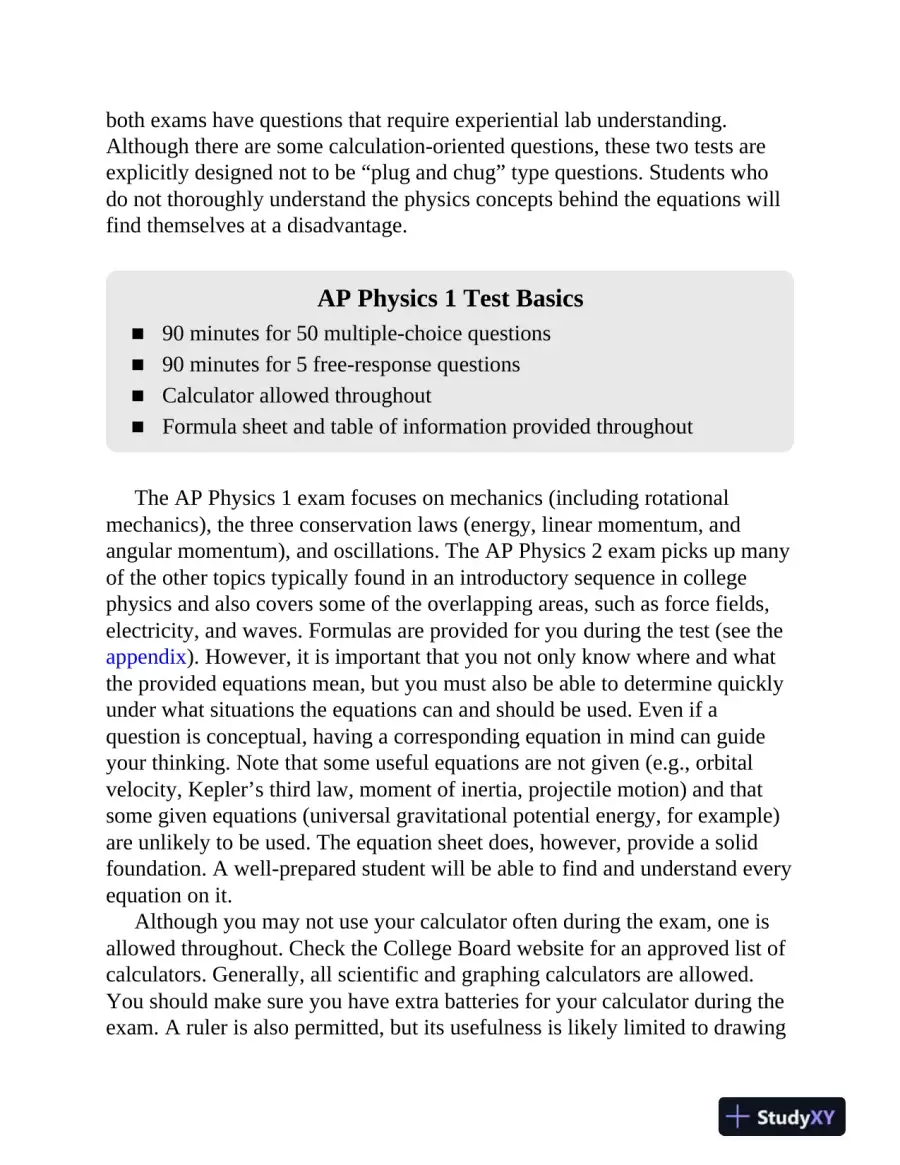 AP Physics 1 Premium, 2024: 4 Practice Tests + Comprehensive Review (2024), page 16