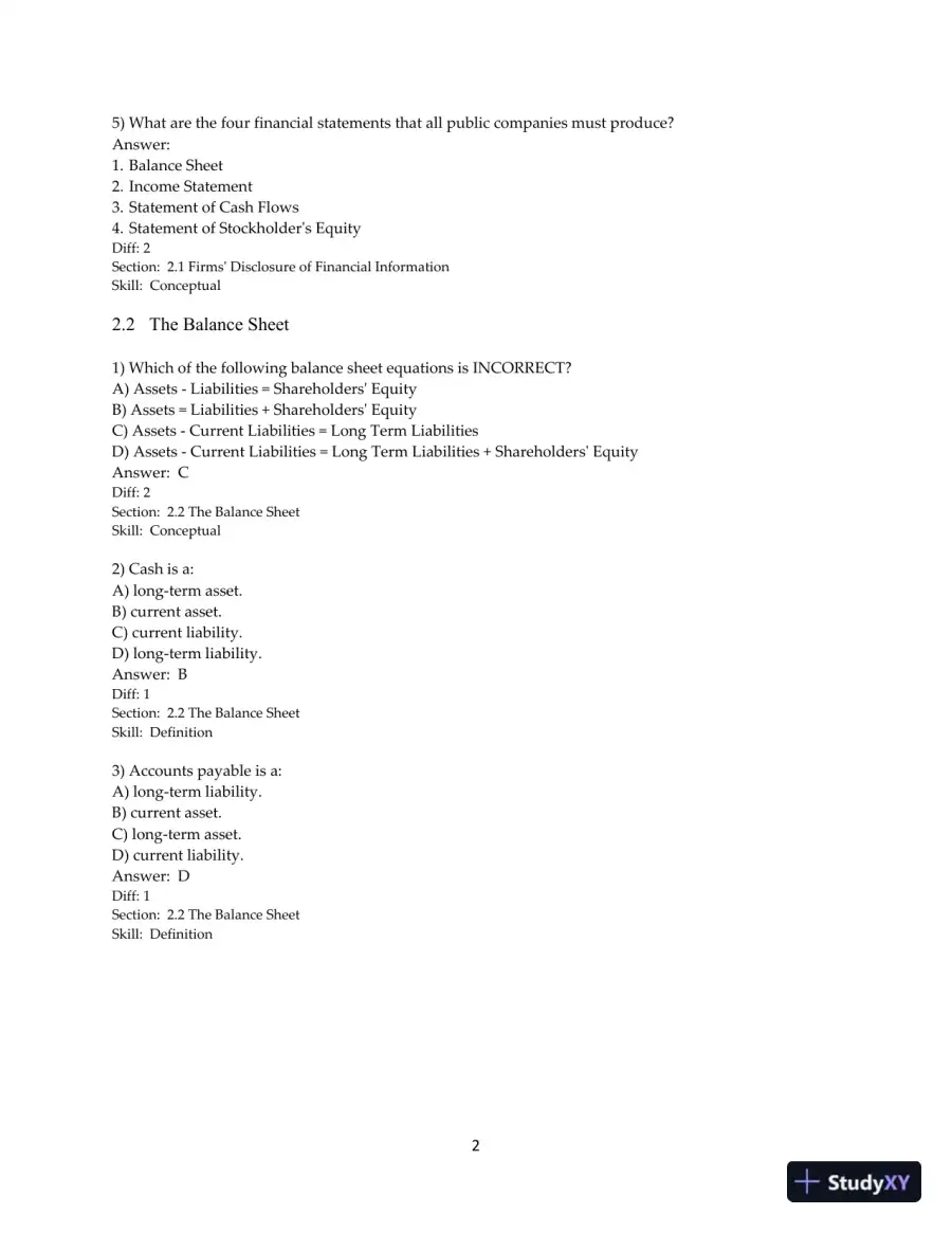 Corporate Finance, Global Second Edition Test Bank, page 14