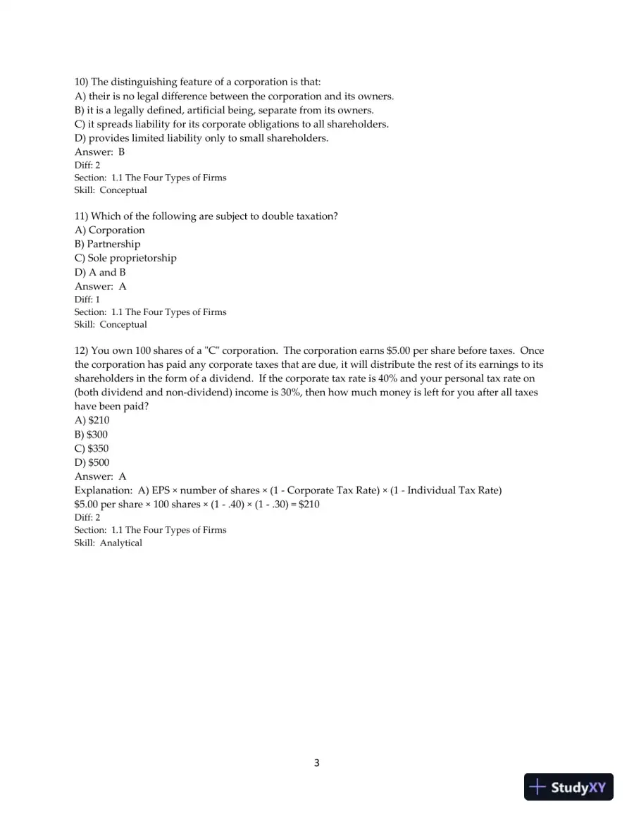 Corporate Finance, Global Second Edition Test Bank, page 5