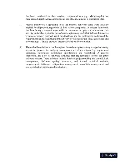 Solution Manual for Software Engineering: A Practitioner's Approach, 9th Edition - Page 4 preview image