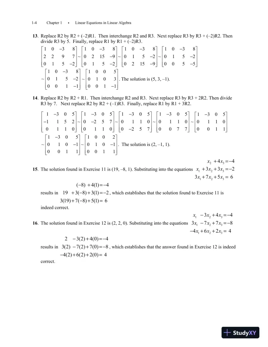 Solution Manual for Linear Algebra, 6th Edition, page 10