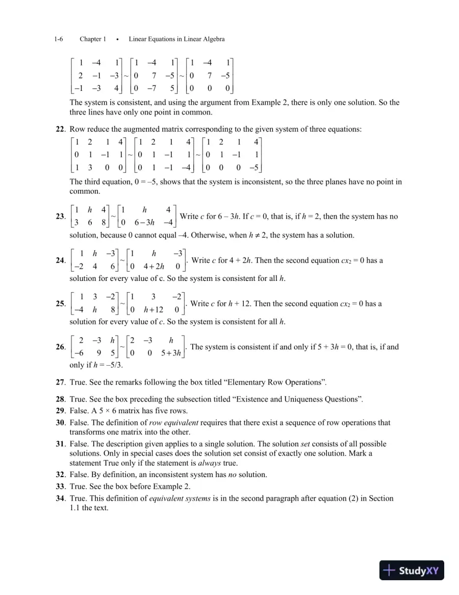 Solution Manual for Linear Algebra, 6th Edition, page 12