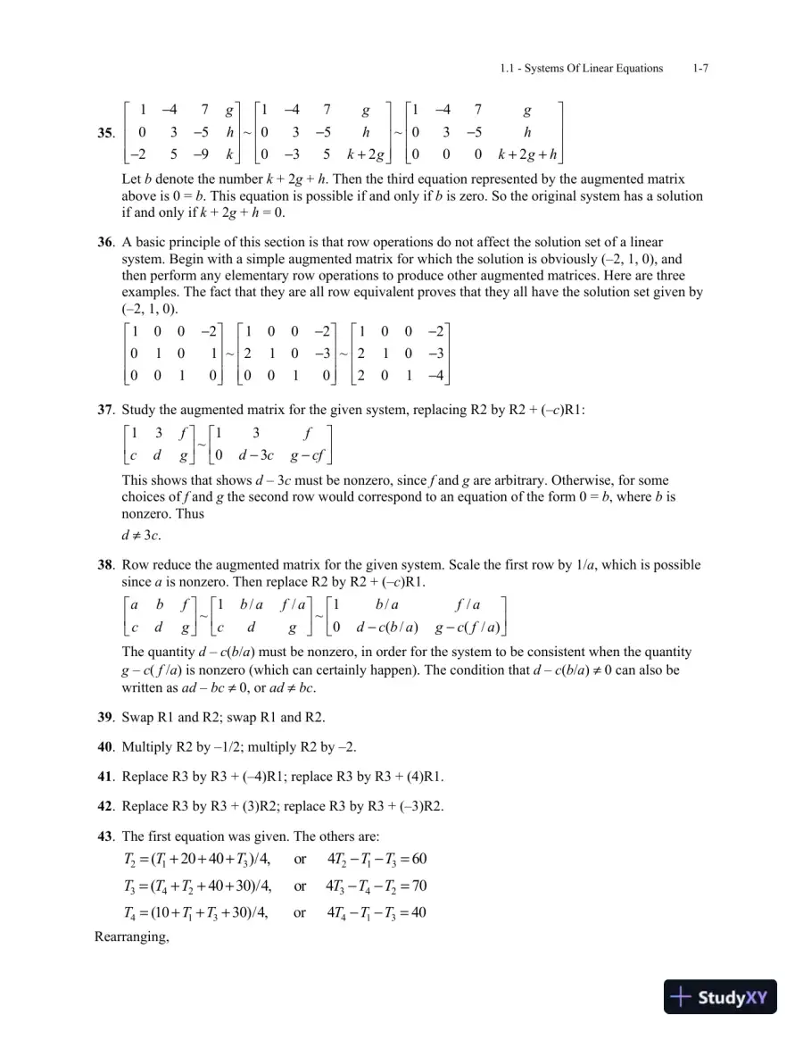 Solution Manual for Linear Algebra, 6th Edition, page 13