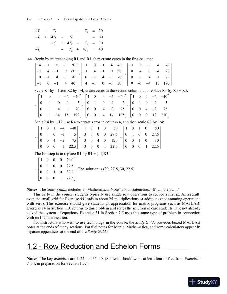 Solution Manual for Linear Algebra, 6th Edition, page 14