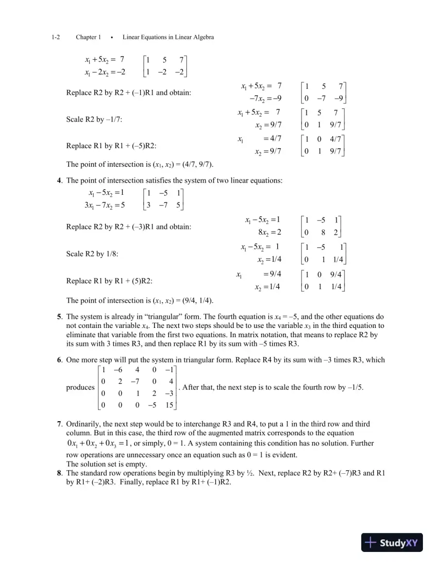 Solution Manual for Linear Algebra, 6th Edition, page 8