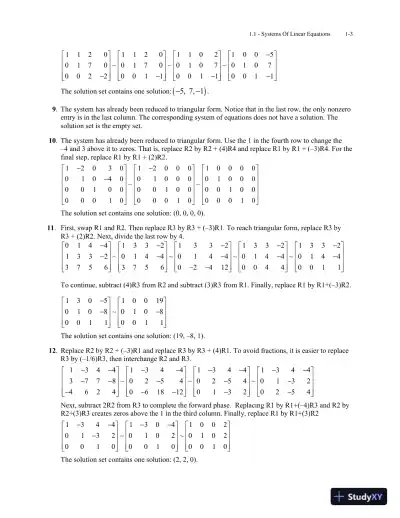 Solution Manual for Linear Algebra, 6th Edition - Page 9 preview image