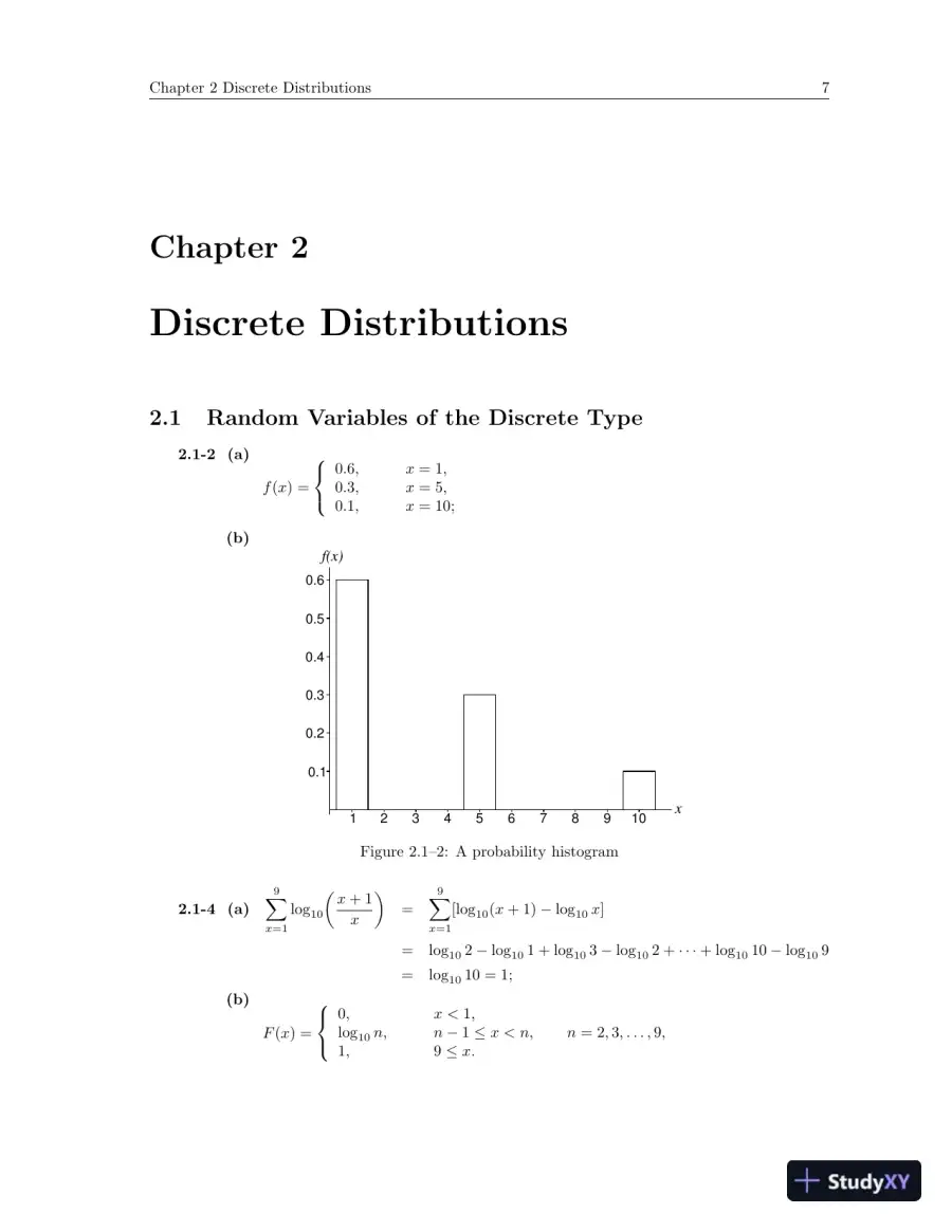Solution Manual for Probability and Statistical Inference, 10th Edition, page 11