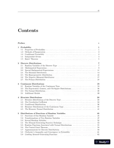 Solution Manual for Probability and Statistical Inference, 10th Edition - Page 3 preview image