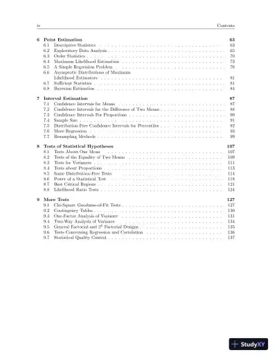 Solution Manual for Probability and Statistical Inference, 10th Edition - Page 4 preview image