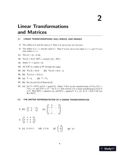 Solution Manual For Linear Algebra, 4th Edition - Page 8 preview image
