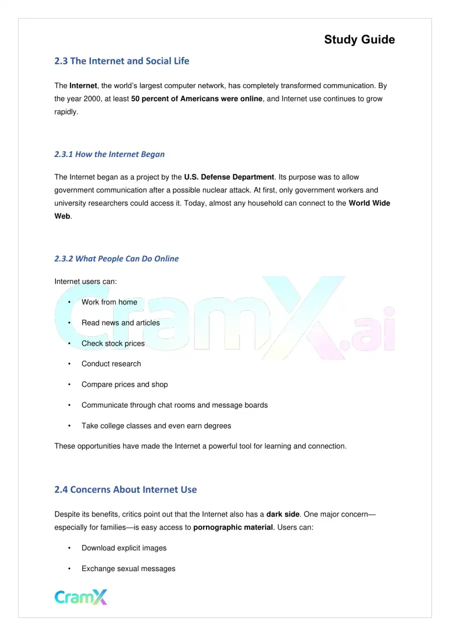 Sociology - Social Change and Movements, page 6