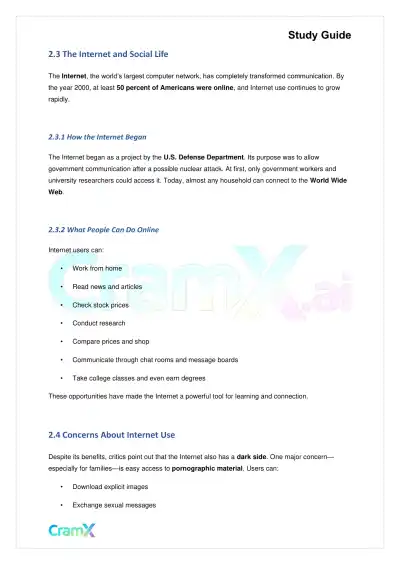 Sociology - Social Change and Movements - Page 6 preview image