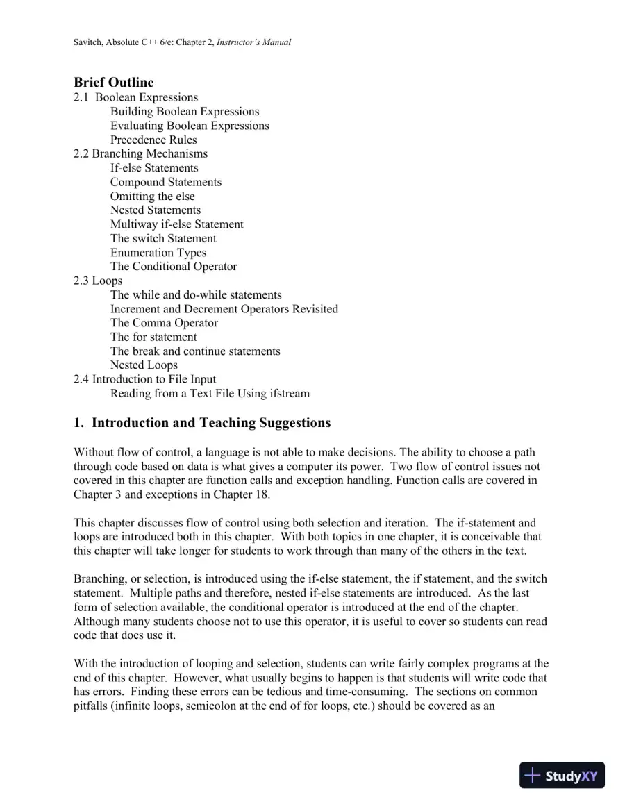 Solution Manual for Absolute C++, 6th Edition, page 24