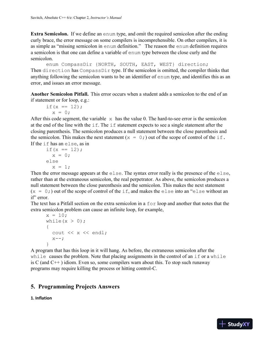 Solution Manual for Absolute C++, 6th Edition, page 27
