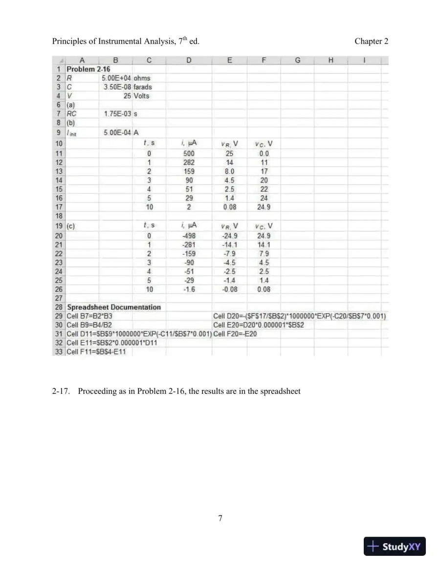 Solution Manual For Principles of Instrumental Analysis, 7th Edition, page 12