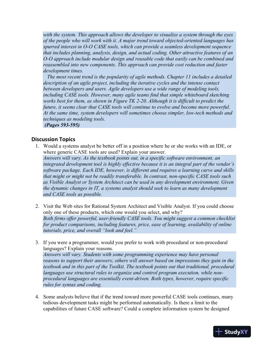 Systems Analysis And Desig, 10th Edition Solution Manual, page 10