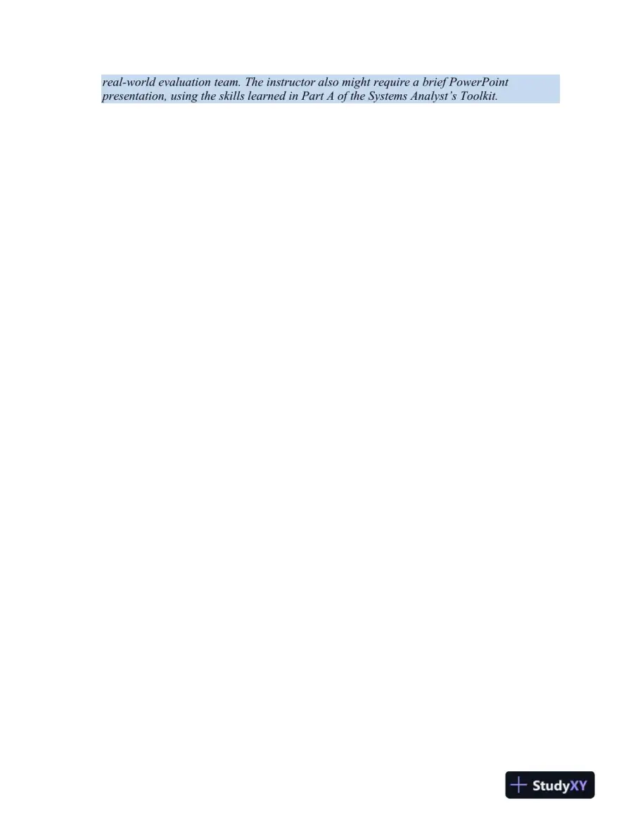 Systems Analysis And Desig, 10th Edition Solution Manual, page 12