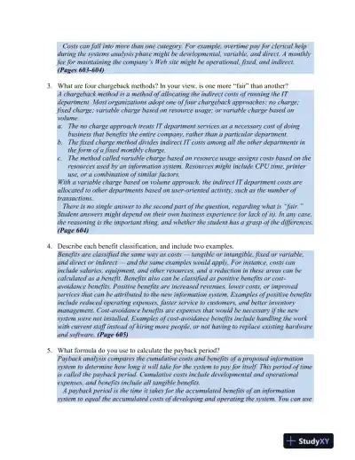 Systems Analysis And Desig, 10th Edition Solution Manual - Page 14 preview image