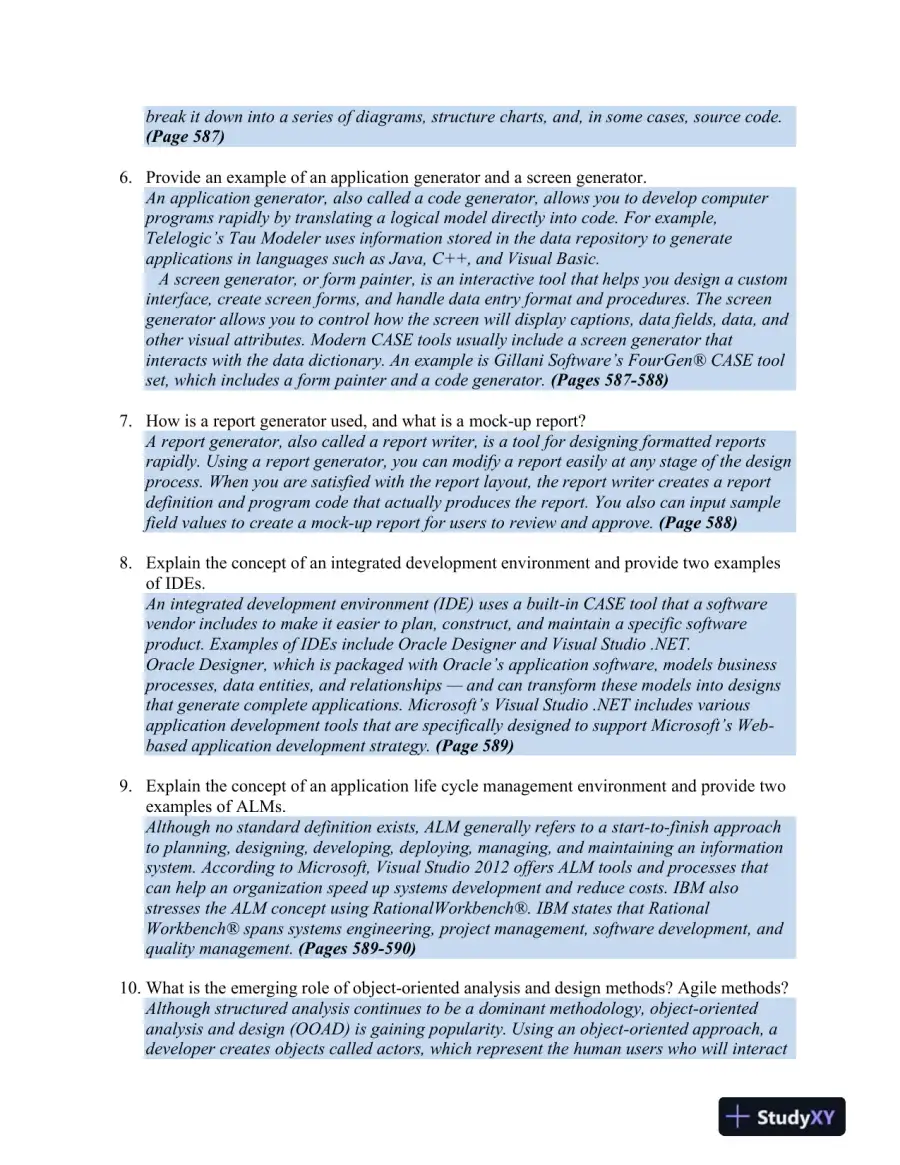 Systems Analysis And Desig, 10th Edition Solution Manual, page 9