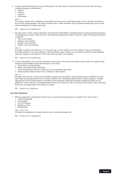 Test Bank for Lilley's Pharmacology for Canadian Health Care Practice, 4th Edition (Chapters 1-58) - Page 16 preview image