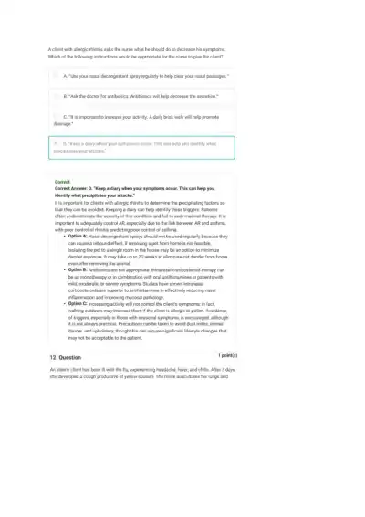 Comprehensive Respiratory System Disorders NCLEX C - Page 11 preview image