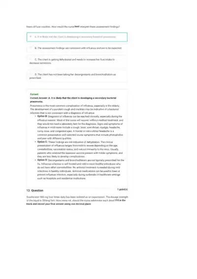 Comprehensive Respiratory System Disorders NCLEX C - Page 12 preview image