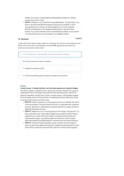 Comprehensive Respiratory System Disorders NCLEX C - Page 14 preview image