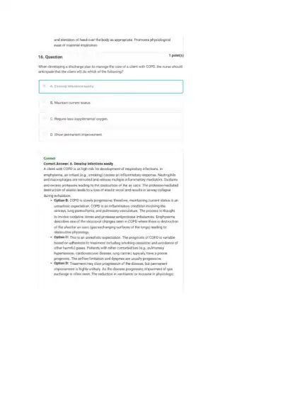 Comprehensive Respiratory System Disorders NCLEX C - Page 15 preview image