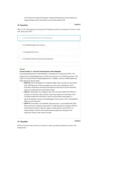Comprehensive Respiratory System Disorders NCLEX C - Page 17 preview image